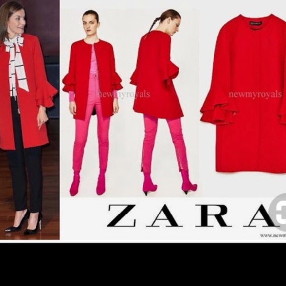zara bell sleeve jacket
